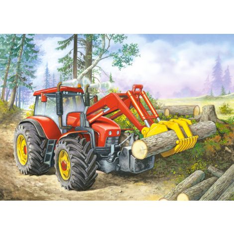 Puzzle Castorland 60el Traktor leśny - 2